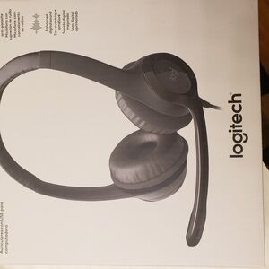 Logitech Dark Gray Headset with Mic